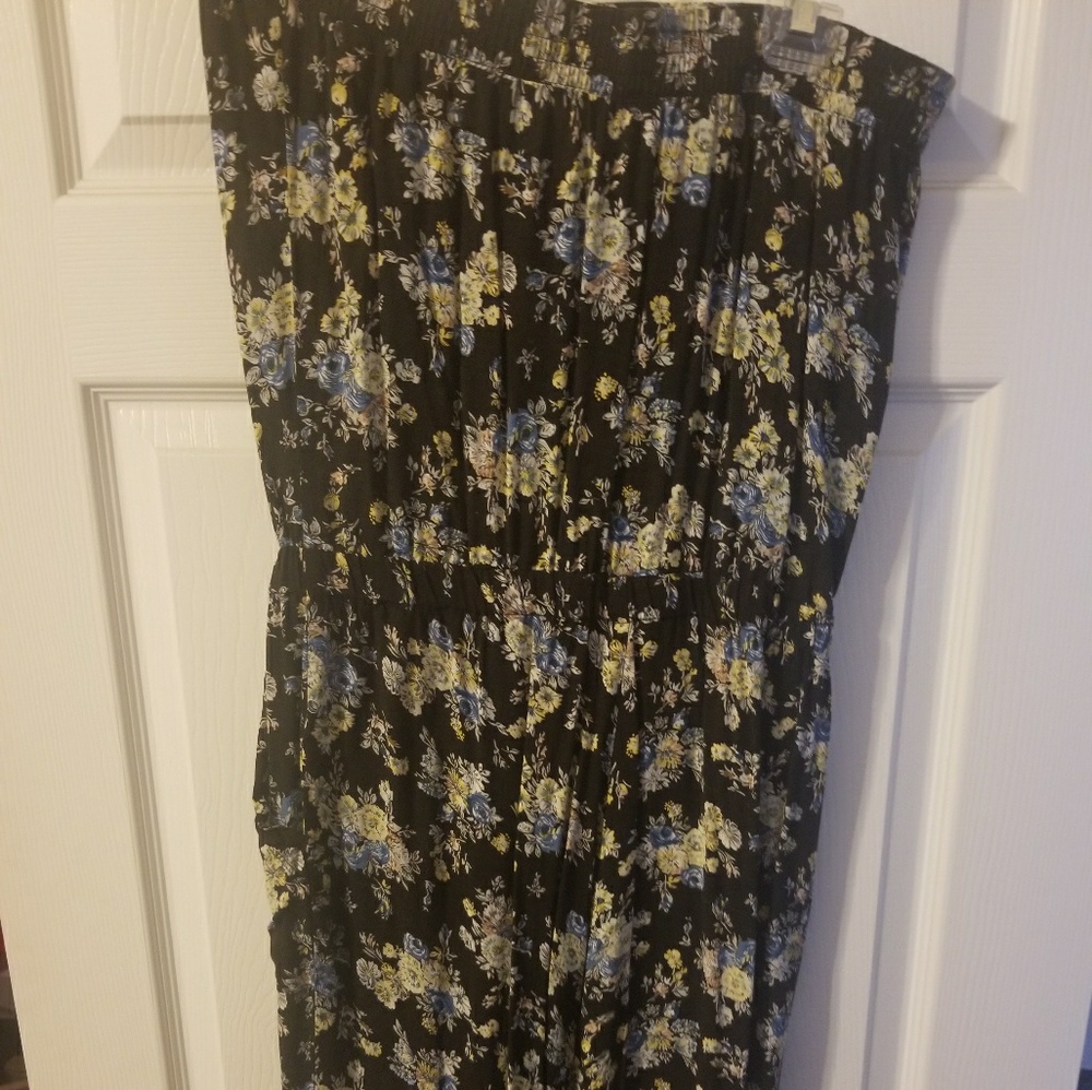 Flowered romper